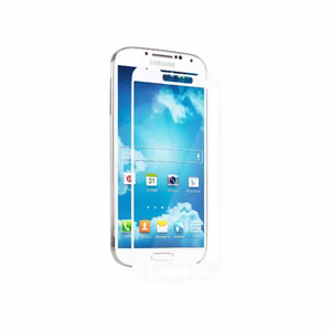 Moshi iVisor XT atkārtoti lietojama pilna ekrāna aizsargplēve Samsung Galaxy S4, ar baltu rāmi