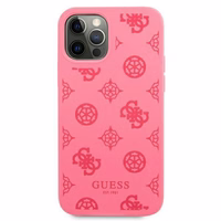 Guess GUHCP12LLSPEFU iPhone 12 Pro Max 6.7" fuksija/fuksija cietais apvalks Peonijas kolekcija