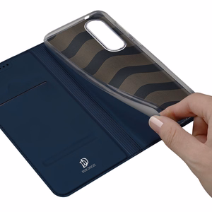 DUX DUCIS чехол-книжка SKIN PRO для SAMSUNG S25 Edge синий