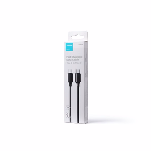 Joyroom Long-Lasting Series A9 USB-C / USB-C PD QC kabelis 60W 3A 1m - melns