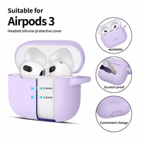 Tech-Protect Silikona apvalks Apple AirPods 3 - violets