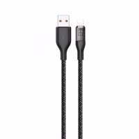 USB kabelis Dudao "L22L" pelēks "Lightning" 100cm (līdz 30W)
