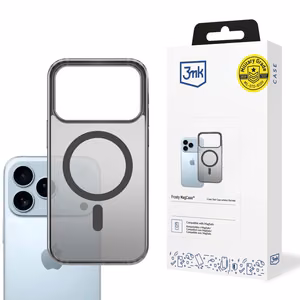 3mk Frosty MagViedtālruņa apvalks iPhone 17 Pro Max - melns