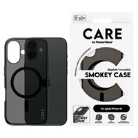 CARE by PanzerGlass Flagmanis viedtālruņa apvalks iPhone 16 6.1" dūmu/dūmu Magnētiskais 1349