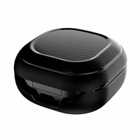 Tech-Protect Rough Carbon viedtālruņa apvalks Samsung Galaxy Buds FE / 2 Pro / 2 / Live / Pro - Melns