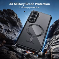 Tech-Protect MagFlex Maciņš for Samsung Galaxy S26+ - caurspīdīgs melns