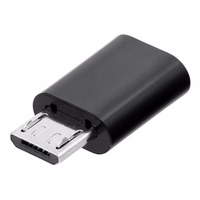 Adapter Type C to Micro USB Blue Star - black