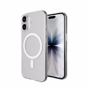 Чехол Puro 0.3 MAG ультратонкий TPU совместимый с MagSafe для iPhone 17 - прозрачный