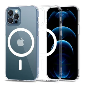 Tech-Protect MagMat Magnētiskais viedtālruņa apvalks iPhone 12 / 12 Pro - caurspīdīgs