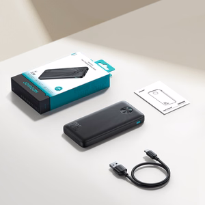 Внешний аккумулятор Joyroom (JR-PBF15) 10000mAh (2xUSB; 1xUSB-C; 22.5W) чёрный