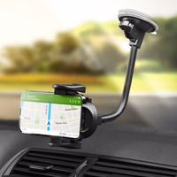 FORCELL F-GRIP Oval 27 cm auto turētājs vējstiklam / paneļim / ventilācijas atverei melns