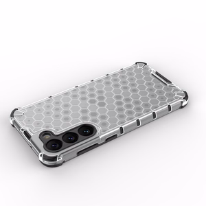 Honeycomb viedtālruņa apvalks Samsung Galaxy S23+ bruņots hibrīda pārsegs zils