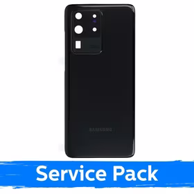 Aizmugurējais vāks saderīgs ar Samsung G988 S20 Ultra / Cosmic Black / (Service Pack)