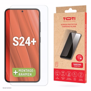 Rūdīts stikls 2D ekrāna aizsargs priekš Samsung Galaxy S24 Plus/S25 Plus