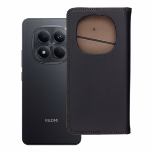 SMART PRO Grāmatiņa leather maciņš for XIAOMI Redmi Note 15 5G melns
