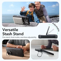 ESR Cyber Kickstand Magnētiskais viedtālruņa apvalks iPhone 17 - melns