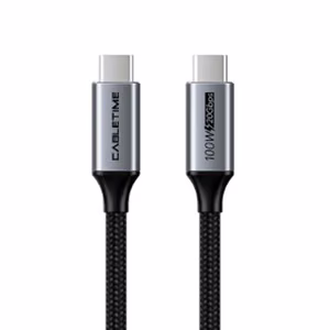 Cable USB 3.2, Type-C - Type-C, 20Gbps, 100W, 20V/5A, 4K/60Hz, 1m
