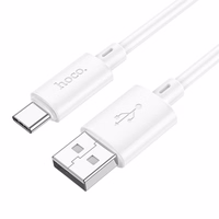 Kabelis USB A uz USB C Hoco 3A 2 m X88 balts