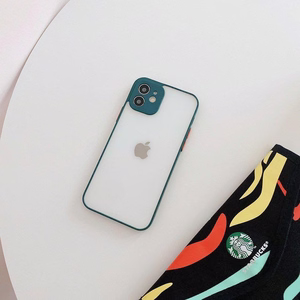 Milky Case silikona elastīgs caurspīdīgs viedtālruņa apvalks Samsung Galaxy A22 4G tumši zaļš