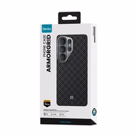 Benks Magnetic Armor Air Armor Grid Kevlar Maciņš Metal Frame 600D (E049) for Samsung Galaxy S26 Plus melns