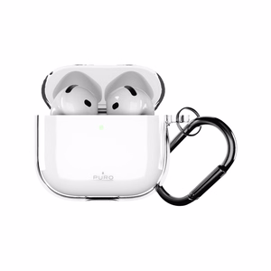 Puro 0.3 Nude futrālis AirPods 4 - Caurspīdīgs