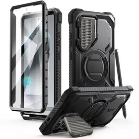 Supcase IBLSN Armorbox Magnētiskais viedtālruņa apvalks Samsung Galaxy S25 Ultra - melns