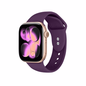 Crong Liquid siksniņa Apple Watch 38 / 40 / 41 / 42 mm, plūmju krāsā