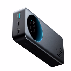 Joyroom JR-PBF05 Pro 30000mAh 65W Powerbank ar Digitālo Displeju 2x USB-C 1x USB-A - Melns