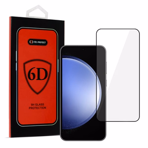 Tel Protect Pilnās līmes 6D aizsargstikls SAMSUNG GALAXY S23 PLUS melns