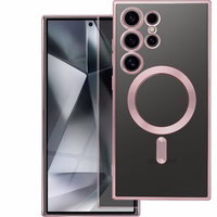 ELECTRO MAG COVER viedtālruņa apvalks ar MagSafe SAMSUNG S26 Ultra rozā zelta krāsas