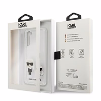 Karl Lagerfeld Karl&Choupette apvalks Samsung Galaxy S21+ - caurspīdīgs