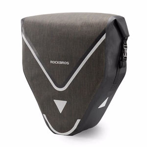 Rockbros AS-001-3BG ūdensizturīga 20L velosipēda bagāžnieka soma - melna