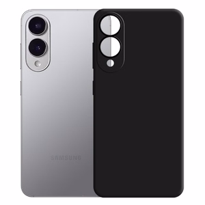 Силиконовый чехол 3mk для Samsung Galaxy S25 Edge - чёрный