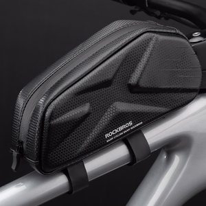Rockbros stingra velosipēda rāmja augšējās caurules soma, 1,4 l, melna