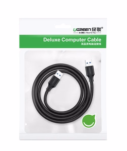 Ugreen kabelis USB 2.0 (vīriešu) - USB 2.0 (vīriešu) 1 m melns (US128 10309)