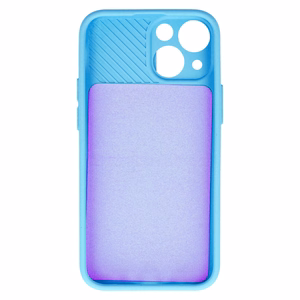 Viedtālruņa apvalks Camshield Soft iPhone 14 Pro Max gaiši zils