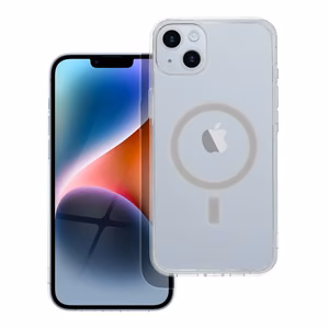 CLEAR MAG COVER viedtālruņa apvalks ar kameras aizsardzību, saderīgs ar MagSafe, paredzēts IPHONE 14 Plus, caurspīdīgs