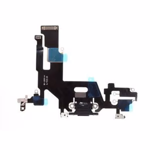 Flex priekš iPhone 11 priekš charging connector ar microphone Melns original (used Grade A)