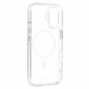 Liavec Spīdīgs Magnētiskais Caurspīdīgs viedtālruņa apvalks Iphone 16 balta