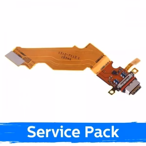 Uzlādes savienotājs saderīgs ar Sony Xperia XZ3 ar elastīgo kabeli oriģināls (Service Pack)