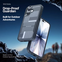 Korpuss Dux Ducis Shld Apple iPhone 17 melns (Rhythm Pattern)