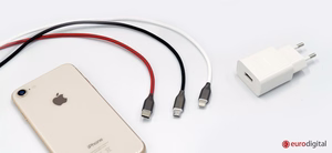 Silicone kabelis USB - Micro USB (melns, 2m)
