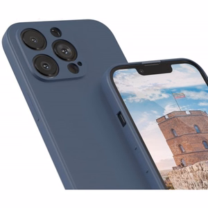 Telefona maciņš Liquid Silicone Edge Xiaomi Poco X4 GT (tumši zils)