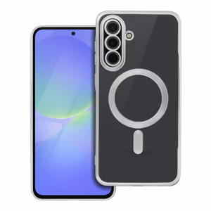 ELECTRO MAG COVER viedtālruņa apvalks saderīgs ar Magnētisko MagSafe SAMSUNG A36 sudraba