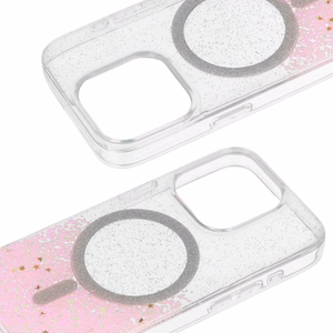 Tel Protect Moonlite Magnētiskais viedtālruņa apvalks Iphone 14 Pro Max rozā caurspīdīgs