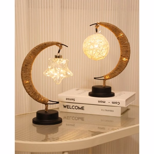 Galda lampa pie gultas Twirl zvaigzne Art Deco (versija 3) EID