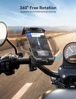 Joyroom JR-ZS428 triecienizturīgs stūres turētājs motociklam, velosipēdam, skuterim - melns