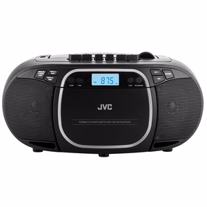 JVC RC-E451B pārnēsājams CD atskaņotājs, melns