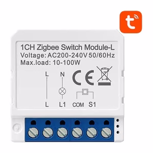 Viedais slēdža modulis ZigBee Avatto LZWSM16-W1 bez neitrāla TUYA