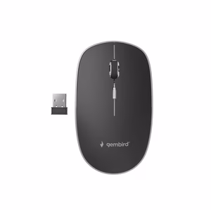 MOUSE USB OPTICAL WRL BLACK/SILENT MUSW-4BS-01 GEMBIRD